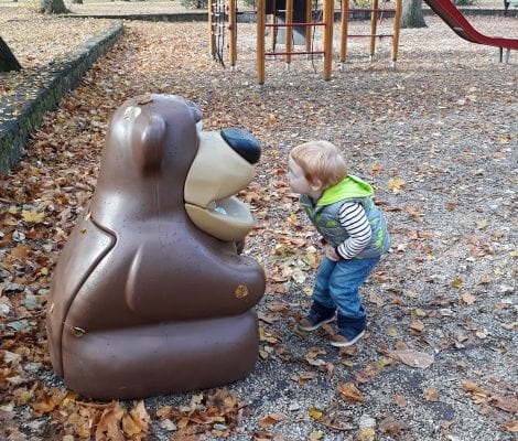 Piešťany Mestský park s deťmi