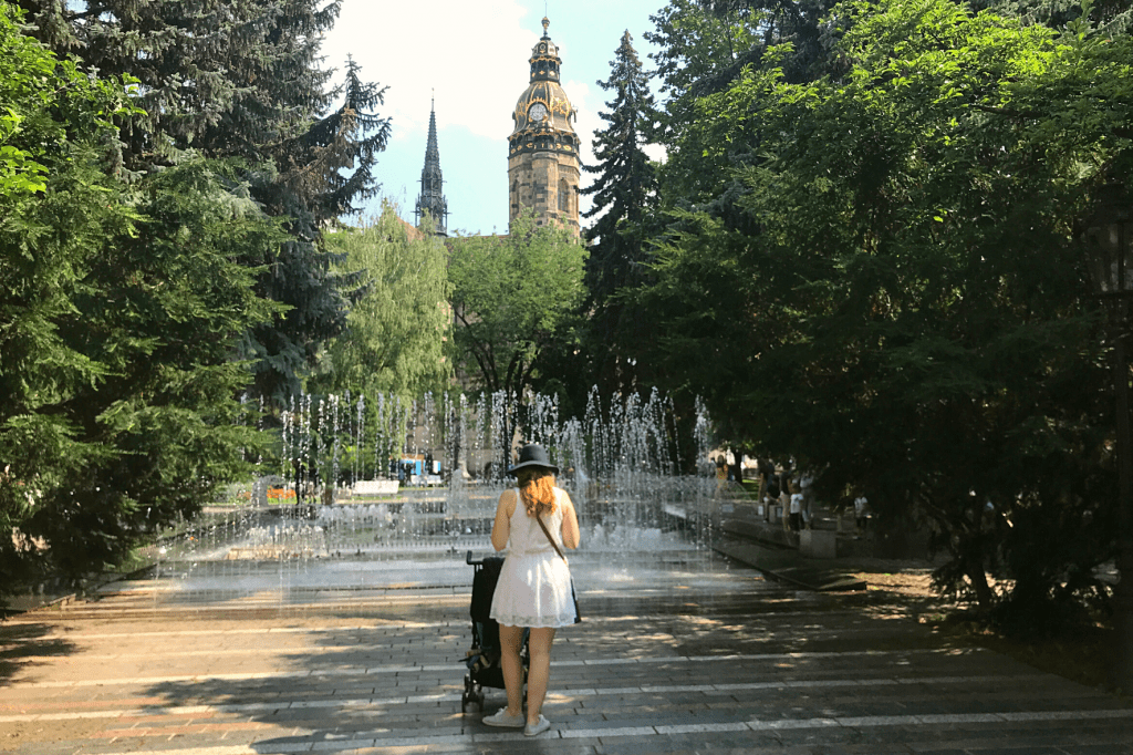 Košice Fontána a Dóm