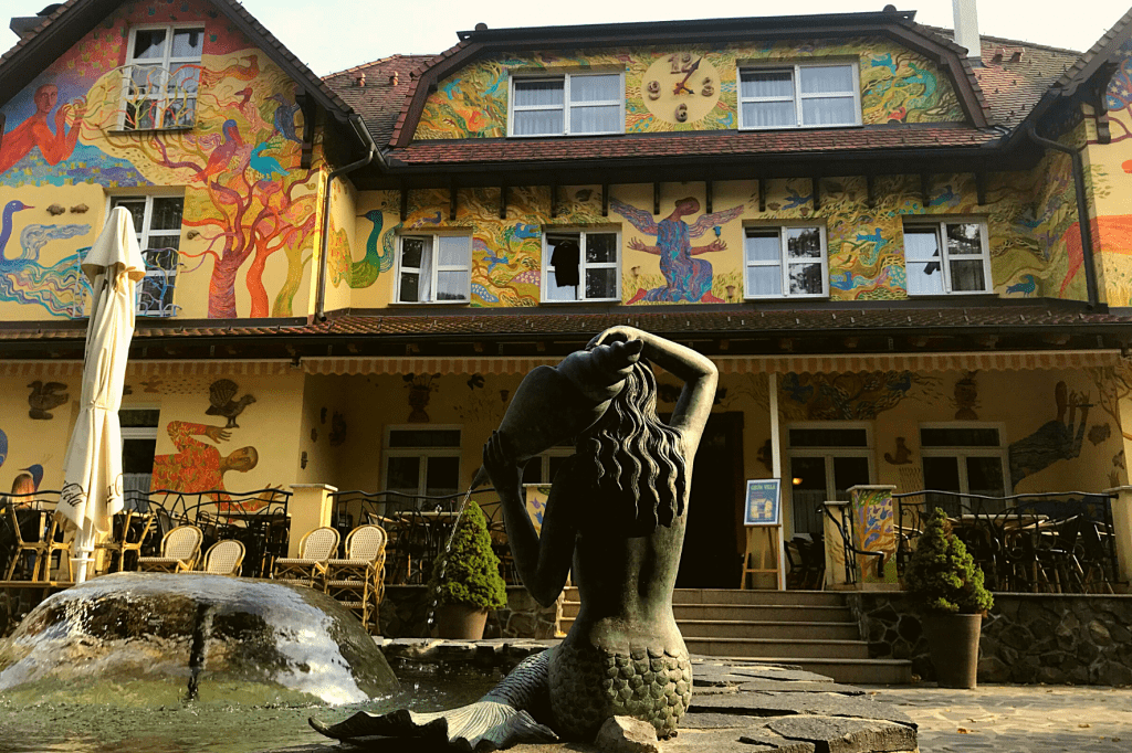 Rajecké Teplice Hotel Encián fontána