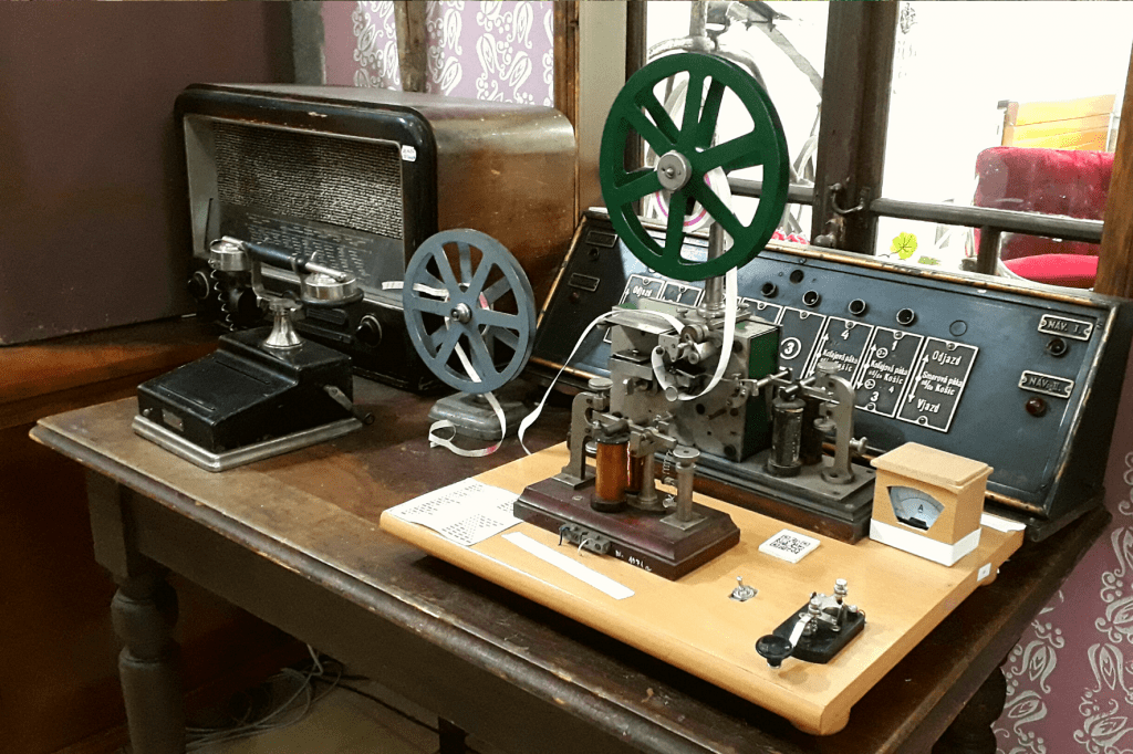 Rajecké Teplice Múzeum dopravy telegram