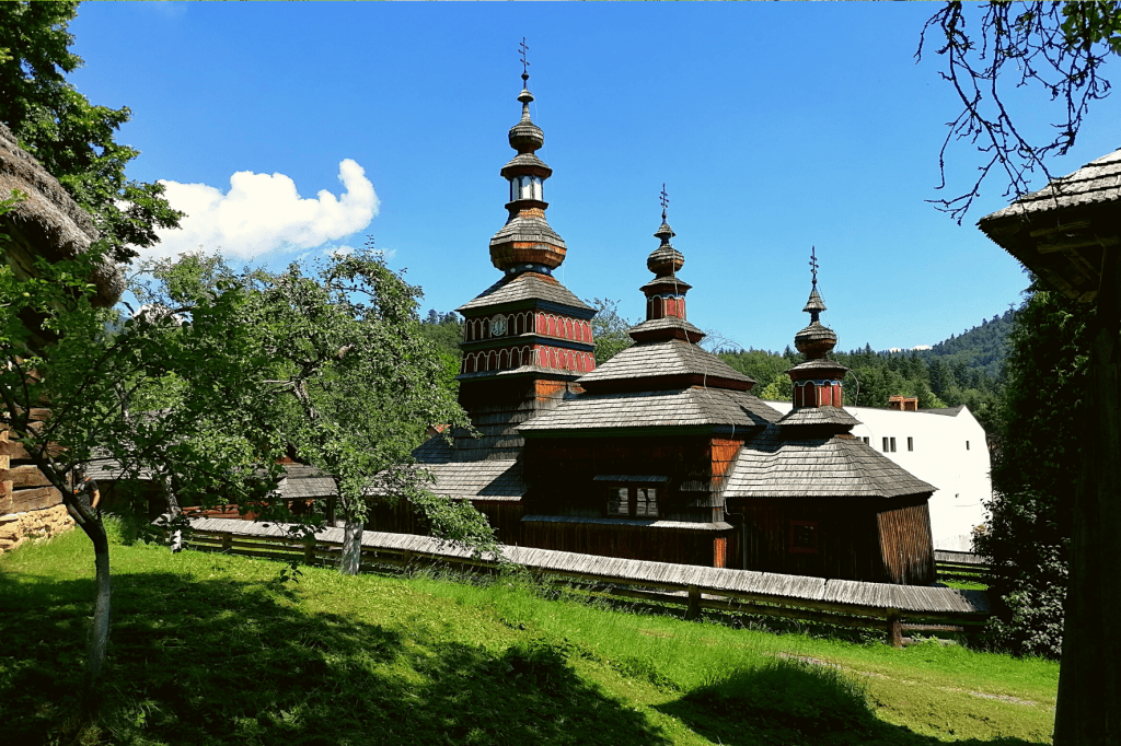Bardejovské kúpele drevený kostolík